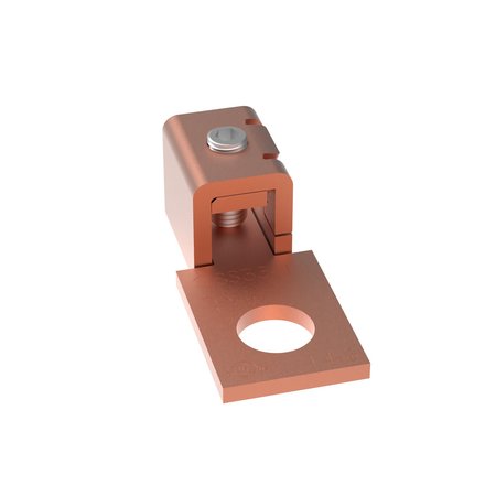 PANDUIT Copper Mechanical Lug, 1 Hole, 1 Barrel,  CSS35-14-C